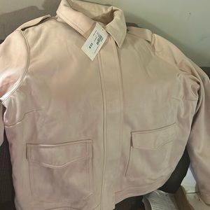 Pink leather Kut from the cloth jacket XL new with tags